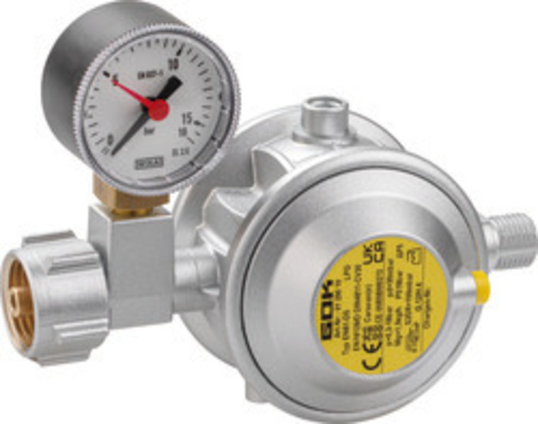 Gas regulator 1,5kg with manometer, 30 mbar Reimo Australia