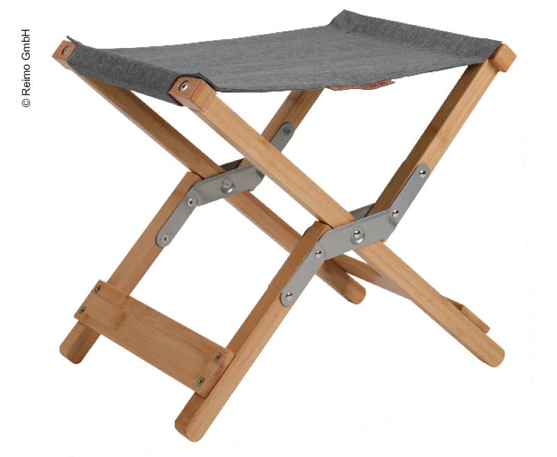 Bamboo, Folding Camping Stool HOLIDAY TRAVEL Camp4 Camping Chairs