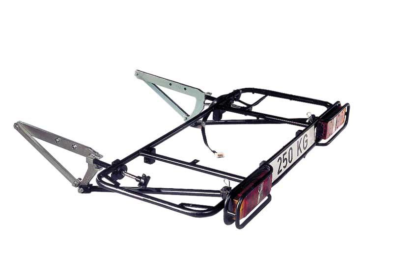 Cate rear base carrier 800 x 1400 mm motorcycle carrier Motorhome