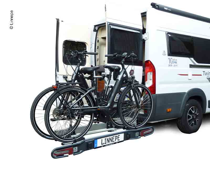 Linnepe load carrier Giro Van long overhang Motorhome Bike Rack