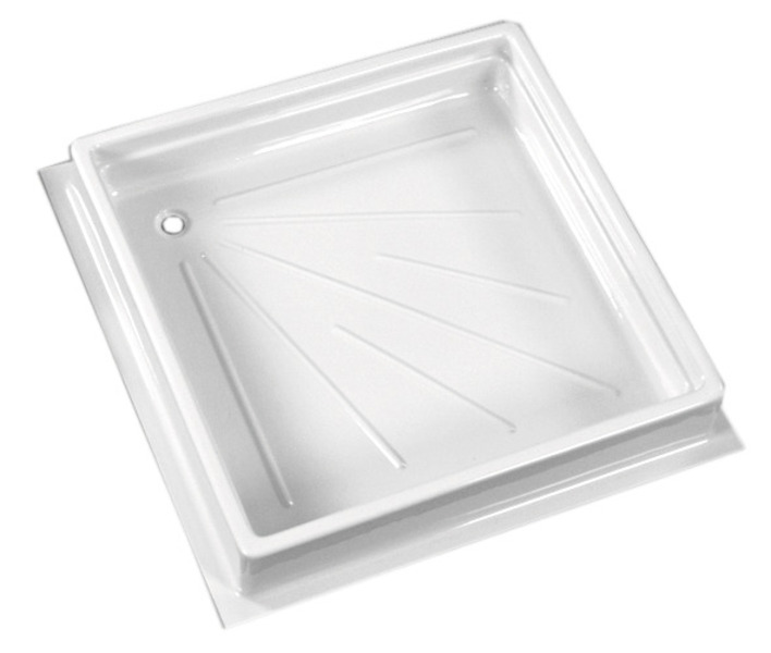 Shower tray, 680x680x102 mm, colour white Plastic Sinks & Shower