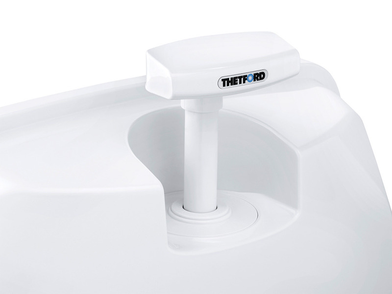 Cassette toilet C223CW, white, manual flush, 18L Thetford Toilet