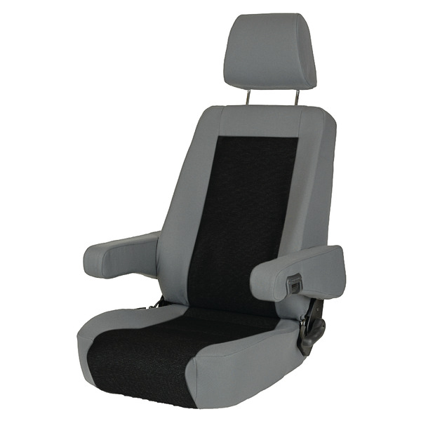 Van seat S8.1 cover Tavoc black/grey Pilot Seat & Motorhome Seat