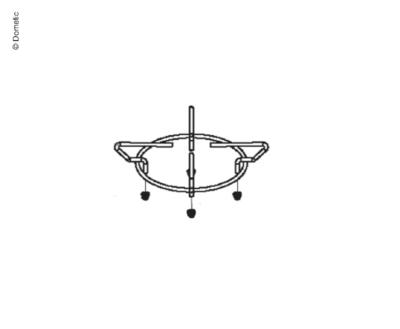 Enamelled grille D25cm Spare Parts for CramerStove, GasStove