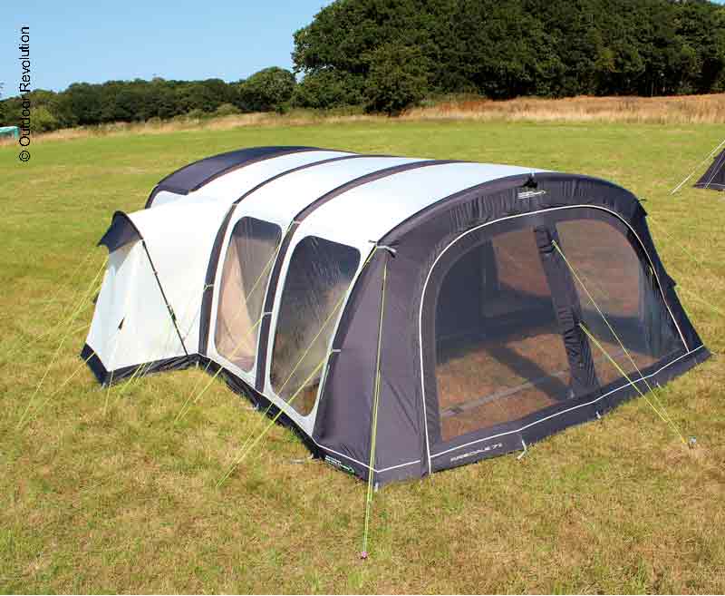 Luftzelt AIRDALE 7, 725x445x225cm, Familienzelt für 7 Personen 6