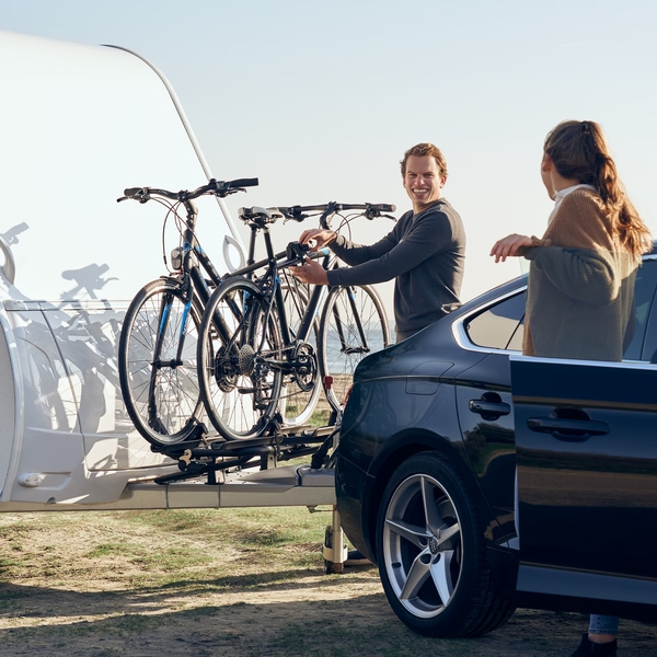 Drawbar carrier Caravan Superb Standard XT black Thule Bike Rack