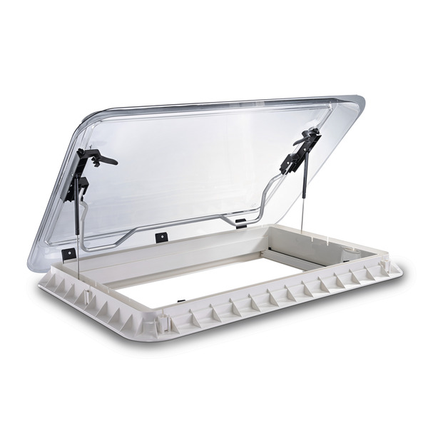 Heki II roof hood / skylight for caravan with bracket stand Motorhome
