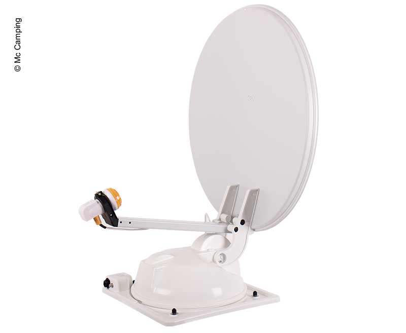 Mc Camping antenna 80 white, 80cm, 2 satellites Camping Satellite