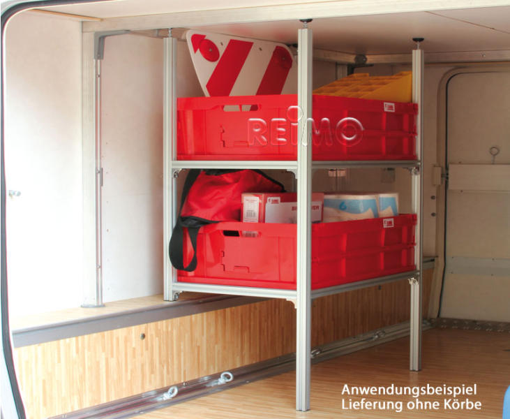 Garage System Upgrade Motorhome Garage Storage Bike & Motorcycle