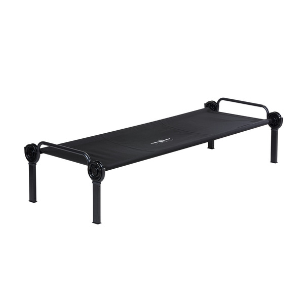 Camping Cot SolOCot Black 208x82,5x92,5 cm, loadable 136 kg