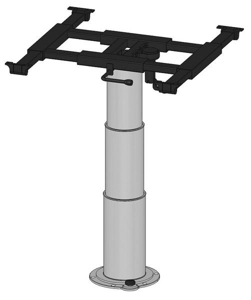 Single column lift table 355730mm, stroke 375mm Table Frames