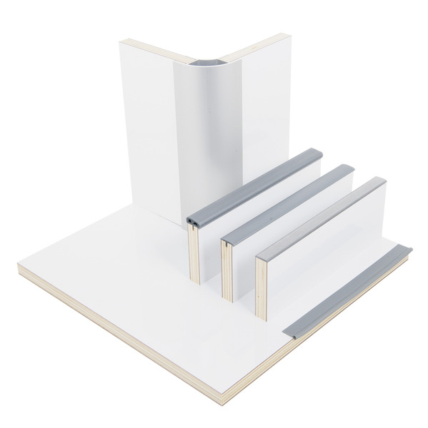 Möbelbauplatte Hochglanz Weiß, HPL (52025)