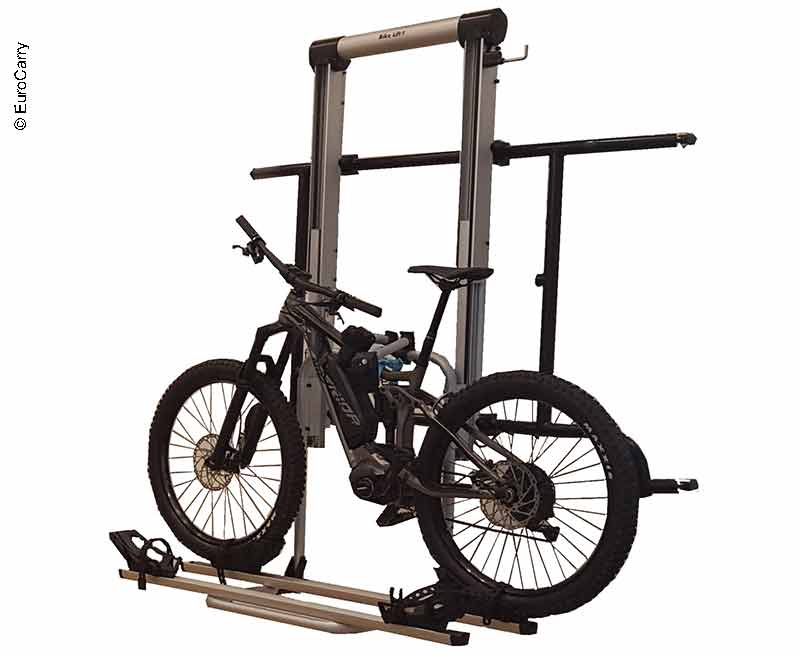 Euro Carry bike carrier Fiat Ducato/Jumper/Peugeot Boxer from 07/2006, 3rd wheels Campervan