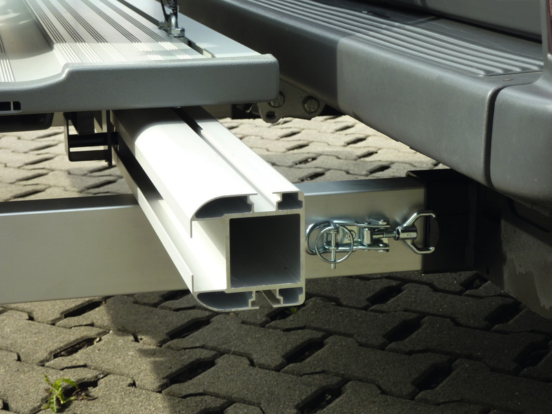 Motorcycle carrier for Ducato panel van length 6,0Meter Motorhome