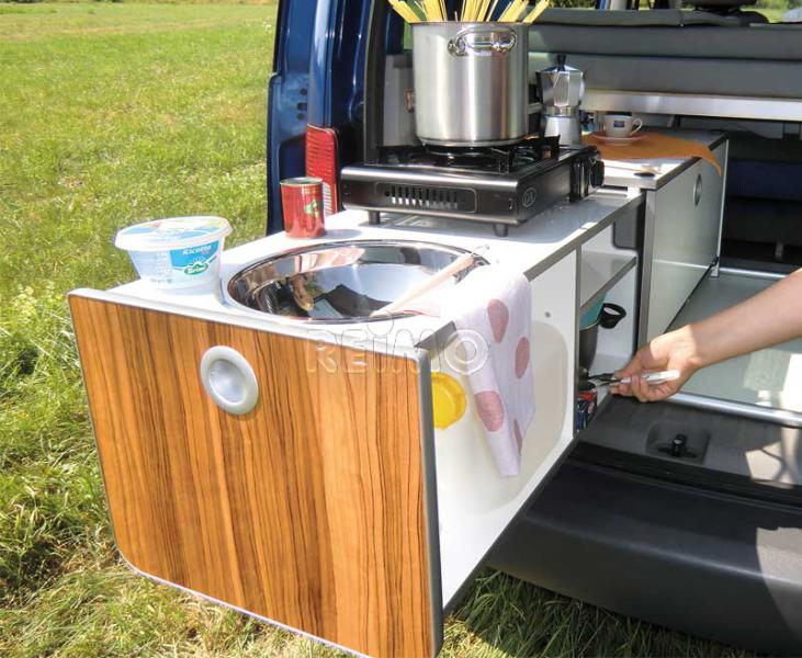 VW Caddy KR+LR Kitchen box Active Ready made Caddy Camper Conversion