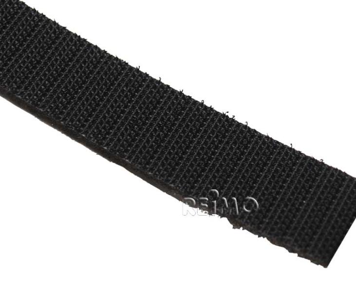 Velcro tape selfadhesive 20 mm wide and 5m long Colour Black