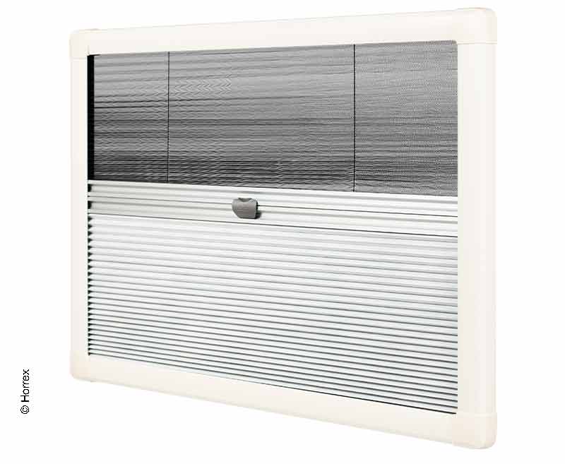 Duo Plissee Rollo UCS 1800x808mm creme Wohnwagen Rollo