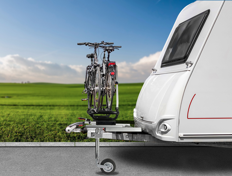 LAS folding adapter for drawbar carrier Motorhome Bike Rack