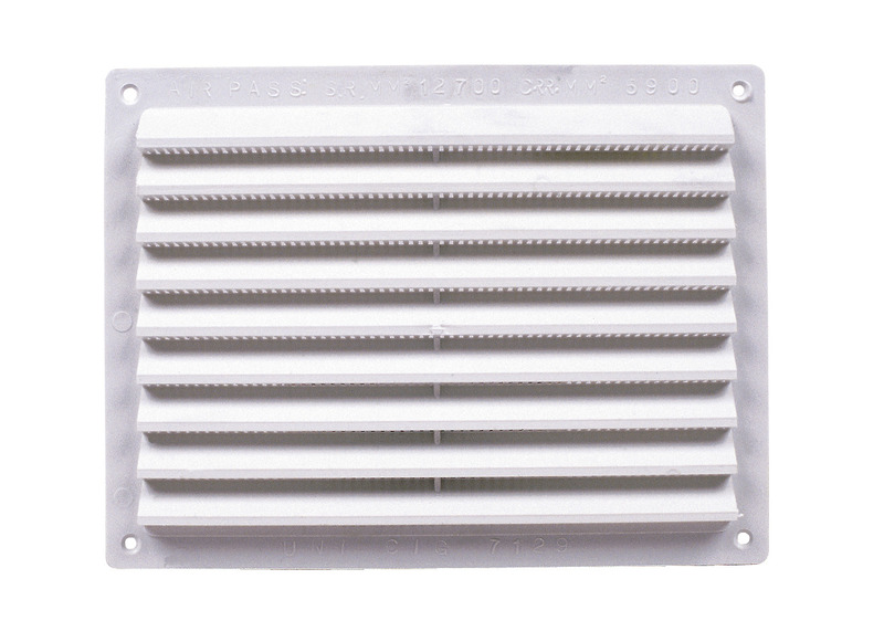 Ventilation grille 150x200mm, white Furniture Ventilation Grills