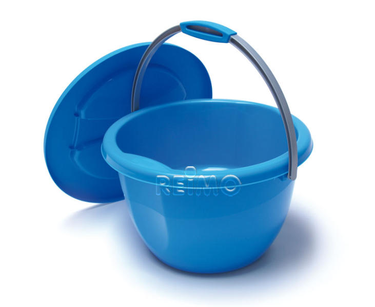 Multifunctional bucket Waterline 14l, blue, 3part Waste & Recycling for Camping Camping
