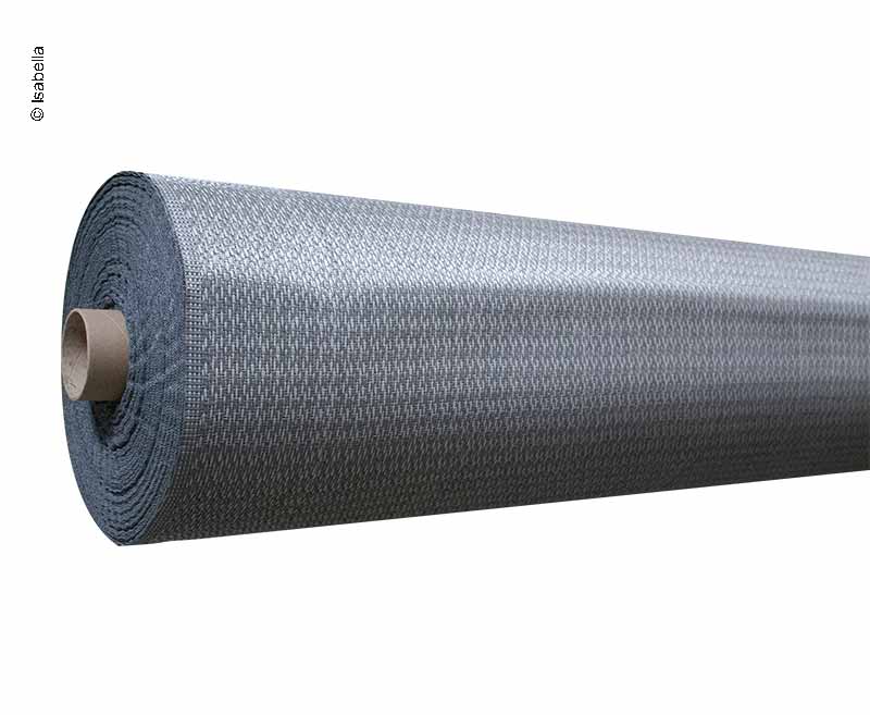 Tapis de store Isabella Design Flint 4x2,5m gris foncé Tapis de sol