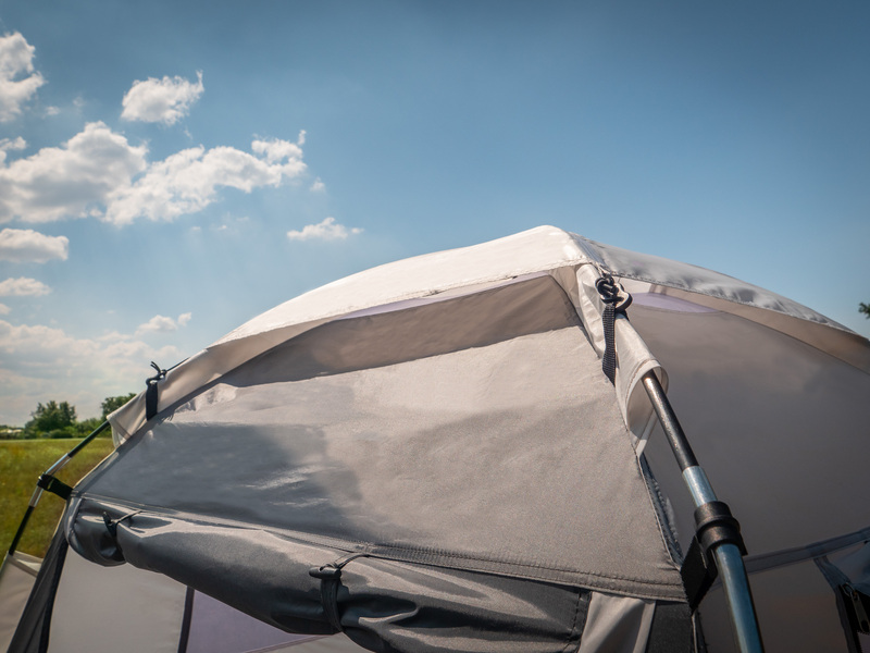 Shower/dressing tent Campalto, light grey/anthracite Camping Toilet