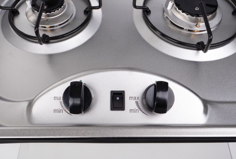 Gas stove Camping Stove with Glass Cover Gas System, Gas Stove, Gas