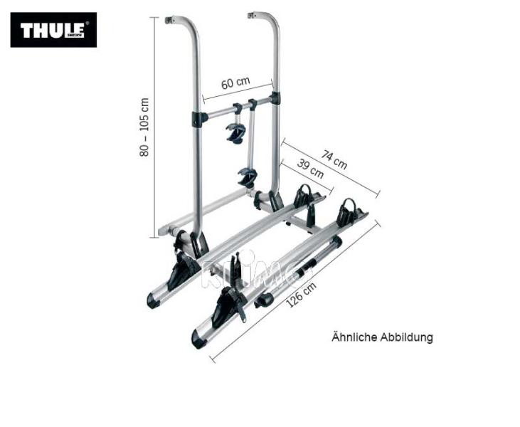 Aluminium rear carrier OmniBike Elite G 2 Hymer for 2 bikes Thule