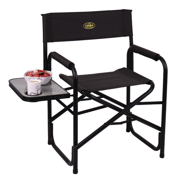 Camping Directors Chair, Maxi de Luxe Camp4, black Camp4 Camping