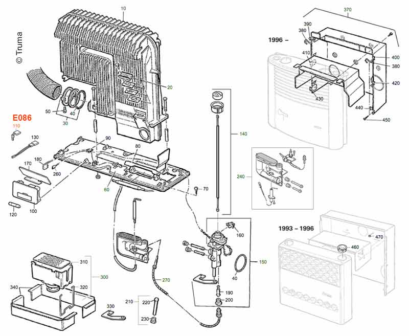 Truma Adapterstecker Truma Heater Spare Parts, Truma Heater