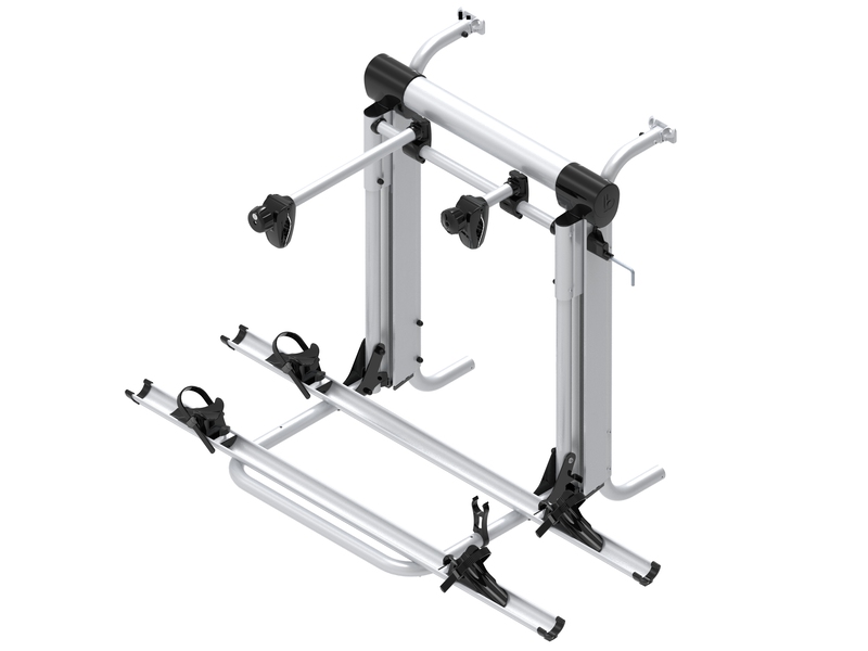 Bike rack Bike Lift Rail for 2 EBikes or 3 bicycles up to 60kg