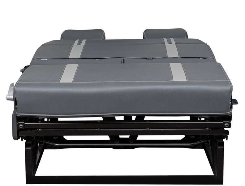 Banquette arrière universelle DIVANO 506 avec manivelle à droite