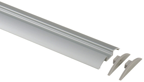 Carbest AuminiumProfil für LEDBänder Länge 1,5m halbrund LED