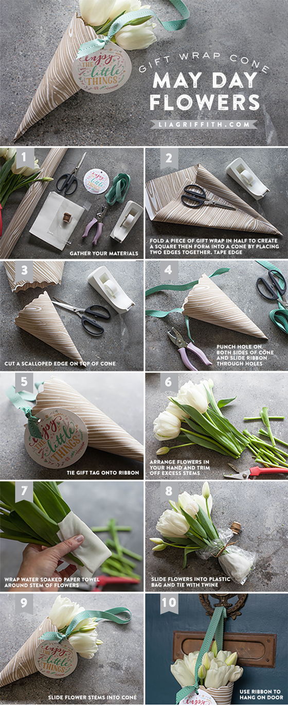 Make Your Own May Day Basket Lia Griffith