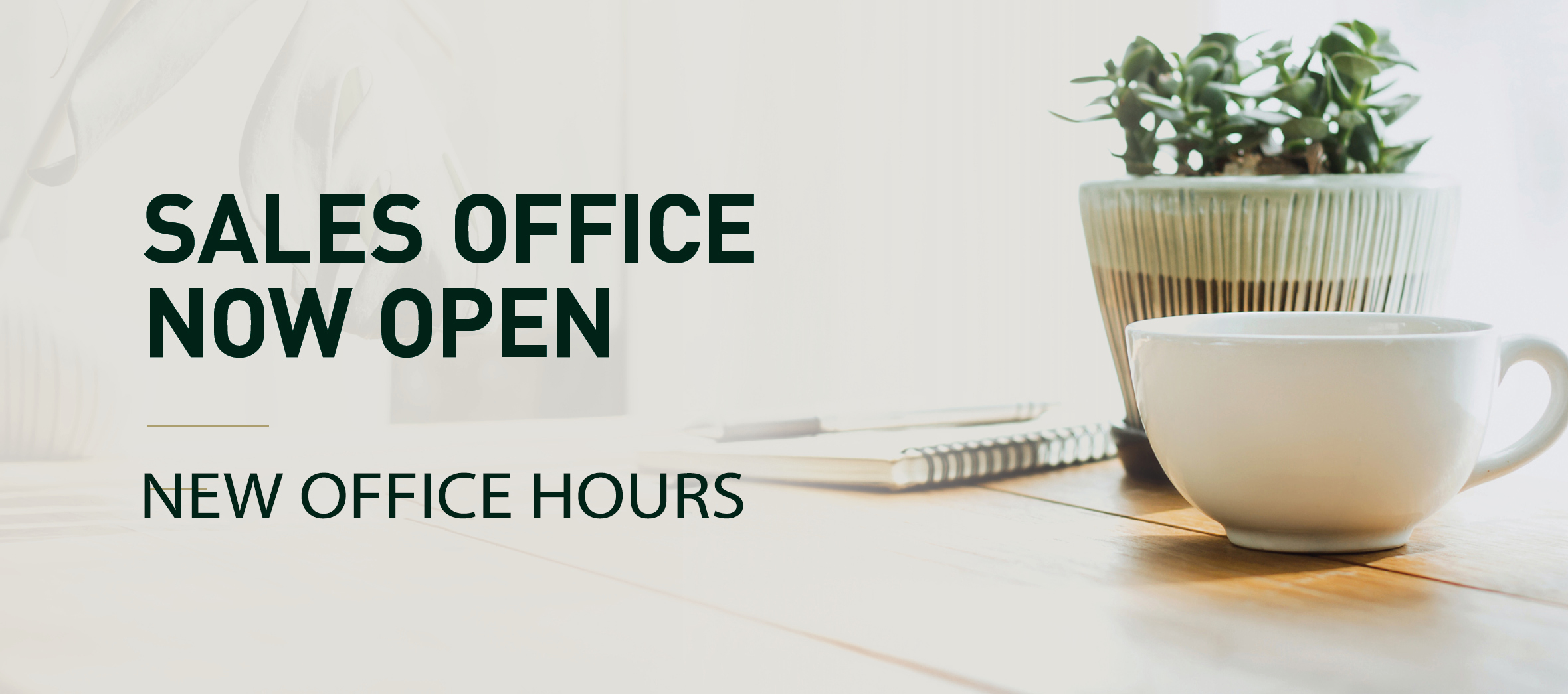 LAND SALES OFFICE REOPENING SATURDAY FEBRUARY 20th News Canopy At