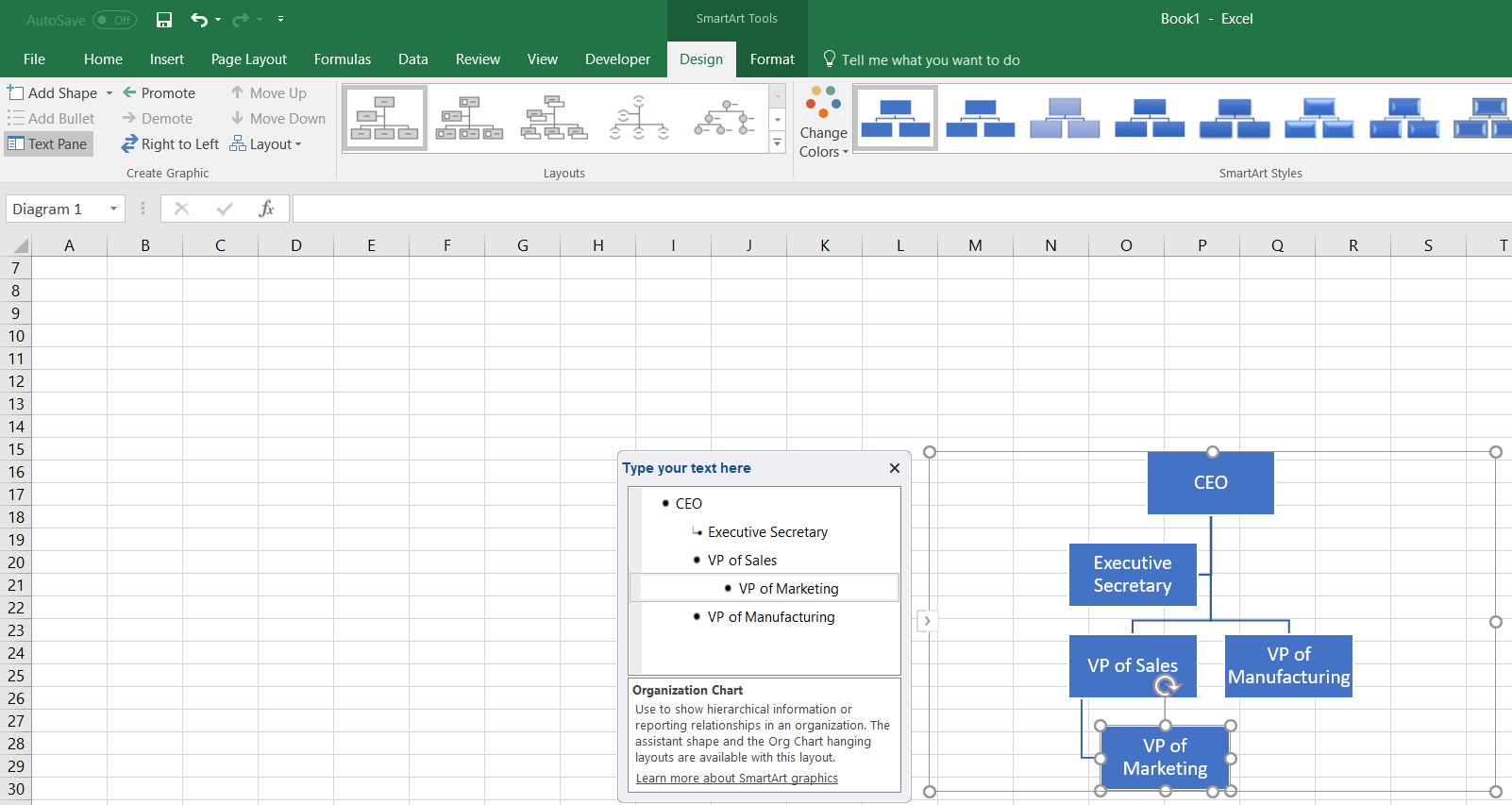 Free Organizational Chart Template Word 2019