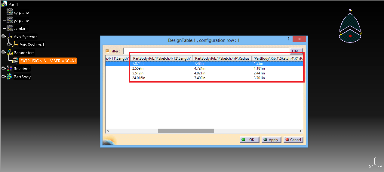 catia design table importing problem GrabCAD Questions