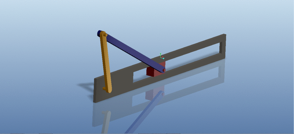 Tutorial on Four bar mechanism animation in creo or pro e wildfire