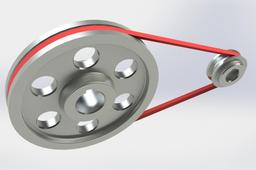 Solidworks: belt and pulley (design – assembly – movement) | GrabCAD