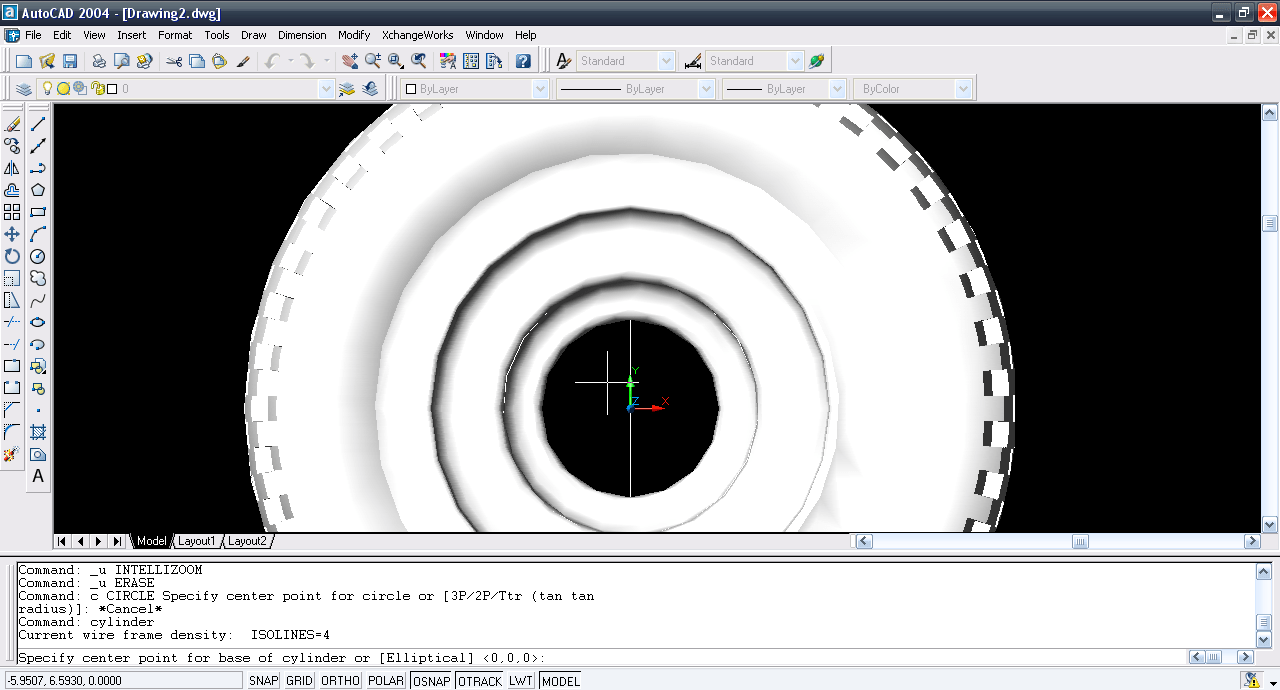 How to design the Tyre and Rim in AutoCAD 2004 ? GrabCAD