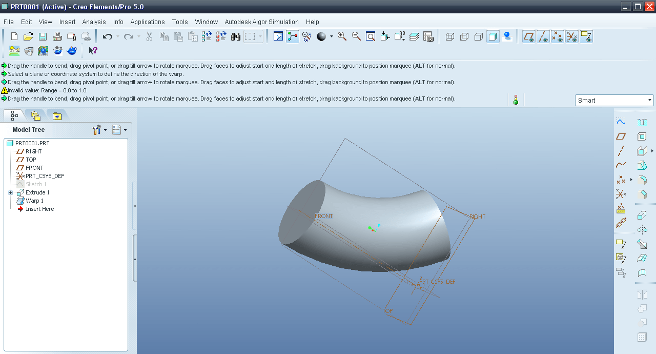 Tutorial Bending in Creo Element aka Pro/E? GrabCAD