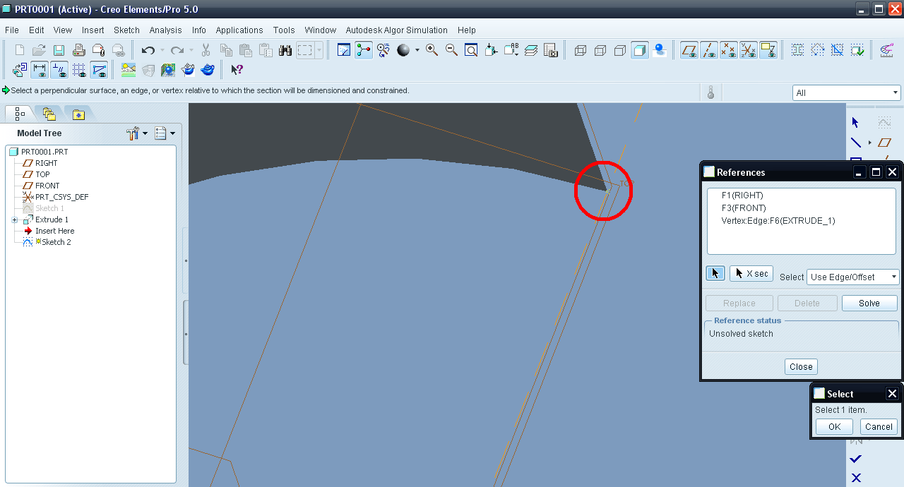 Tutorial Spine feature in Creo Elements aka Pro/E