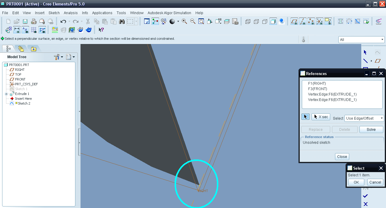 Tutorial Spine feature in Creo Elements aka Pro/E