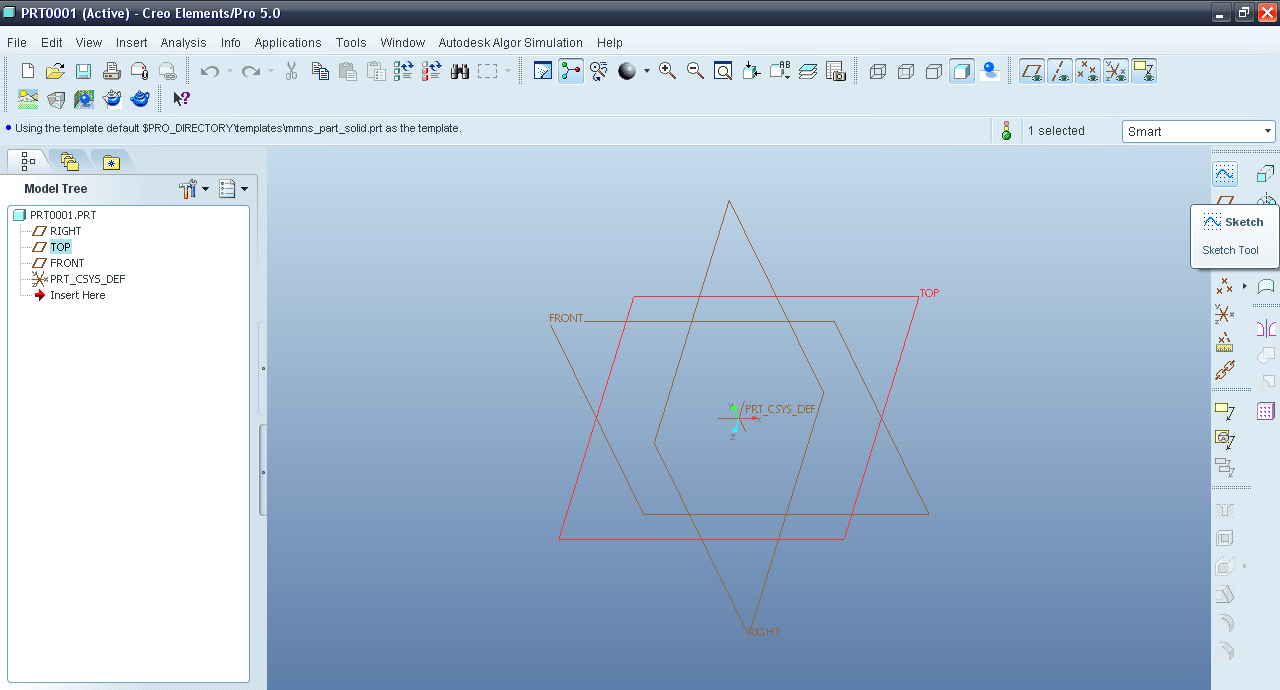 Tutorial Warp feature in Creo Elements aka Pro/E
