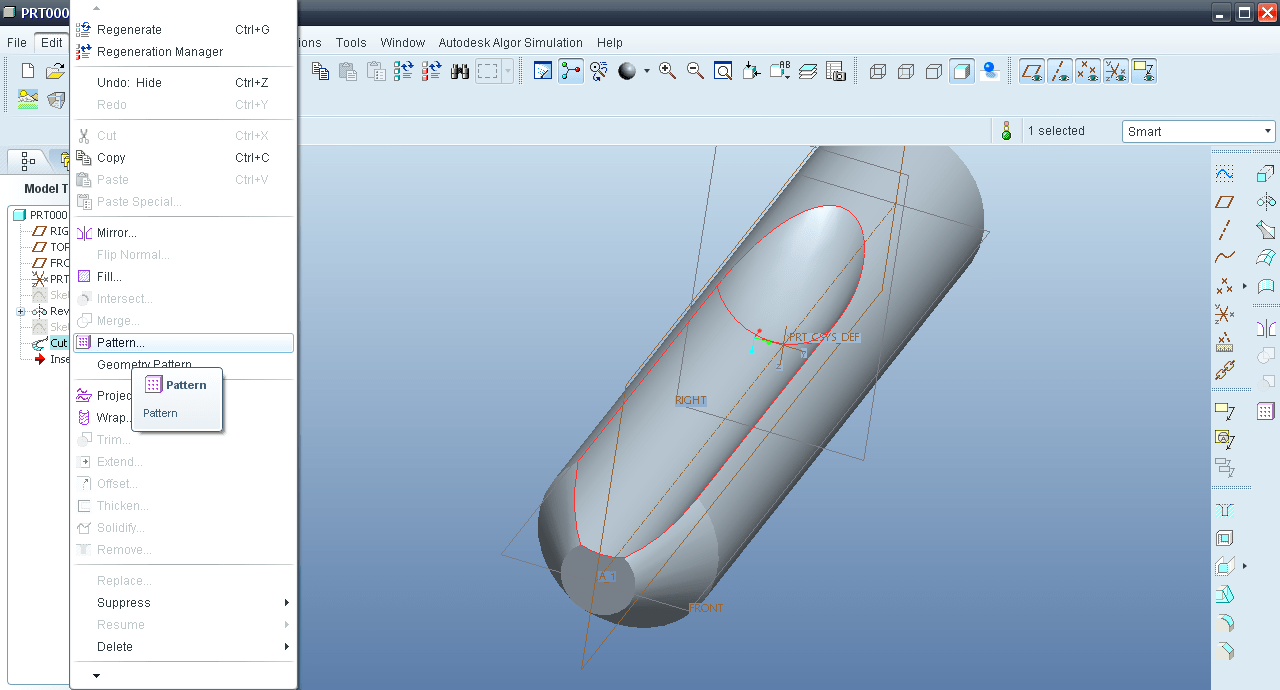 Tutorial Modeling Drill bit in Creo Elements Pro aka Pro