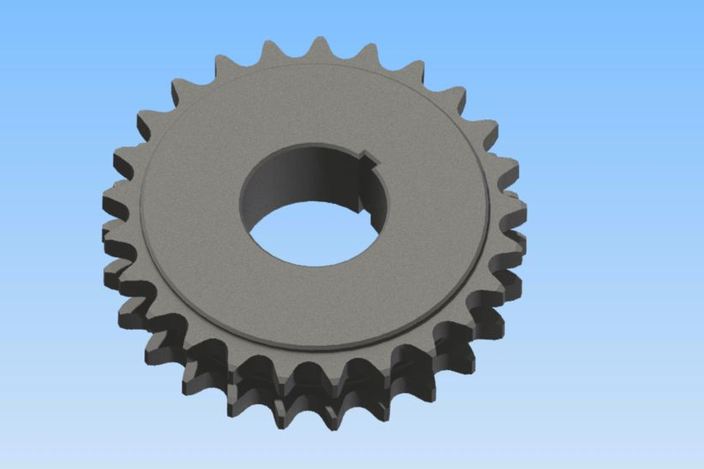 Roller Chain Sprocket Autodesk Inventor, Other 3D CAD model GrabCAD