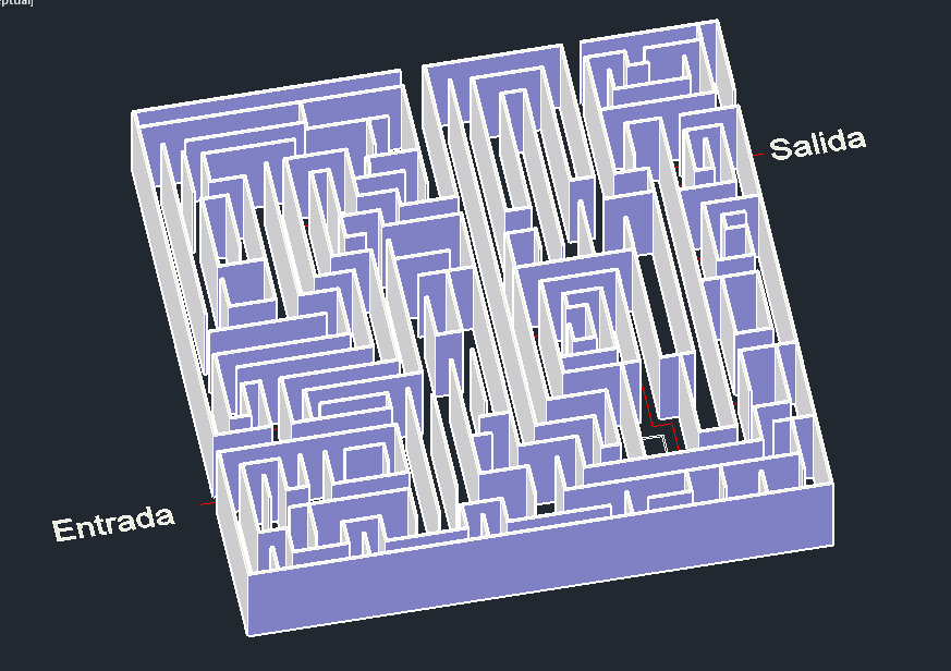 laberinto 3D CAD Model Library GrabCAD
