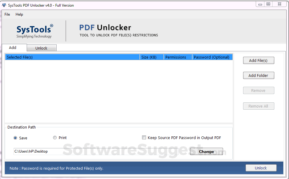 SysTools PDF Unlocker Pricing, Features & Reviews 2022 Free Demo