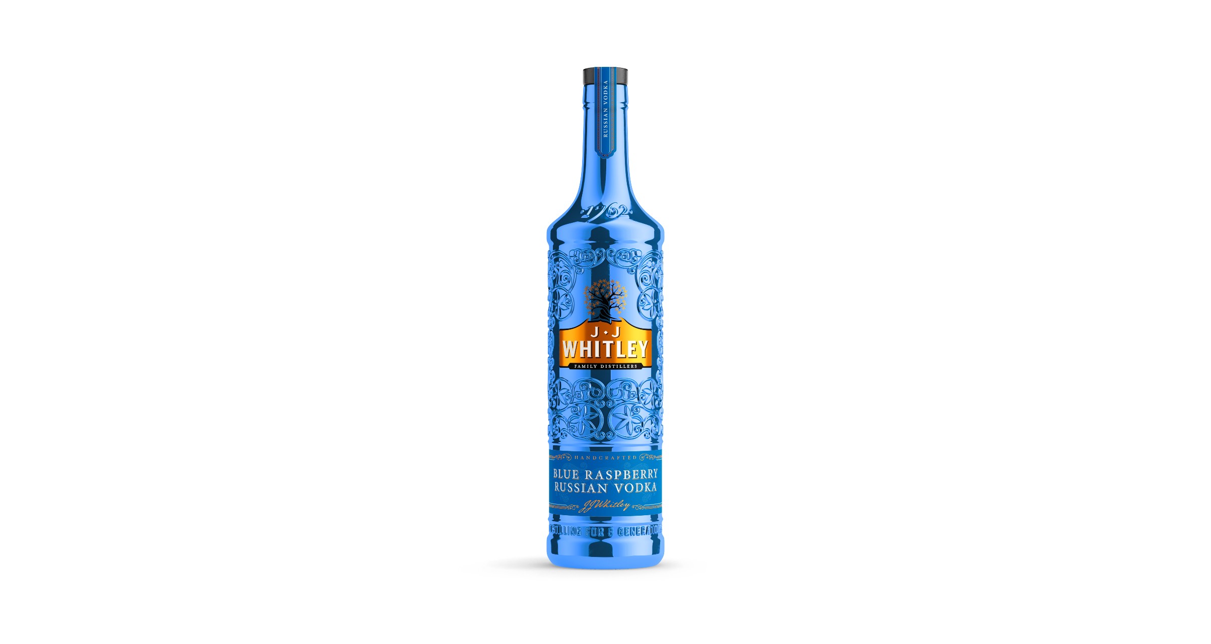 JJ Whitley is feeling blue with latest vodka launch
