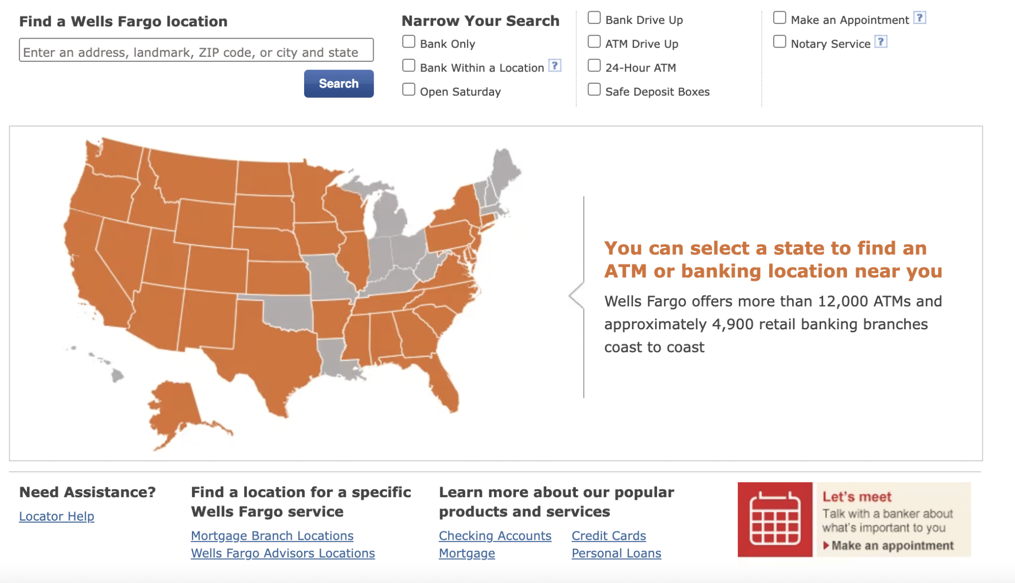 Wells Fargo Near Me Branch and ATM Locator (2024)